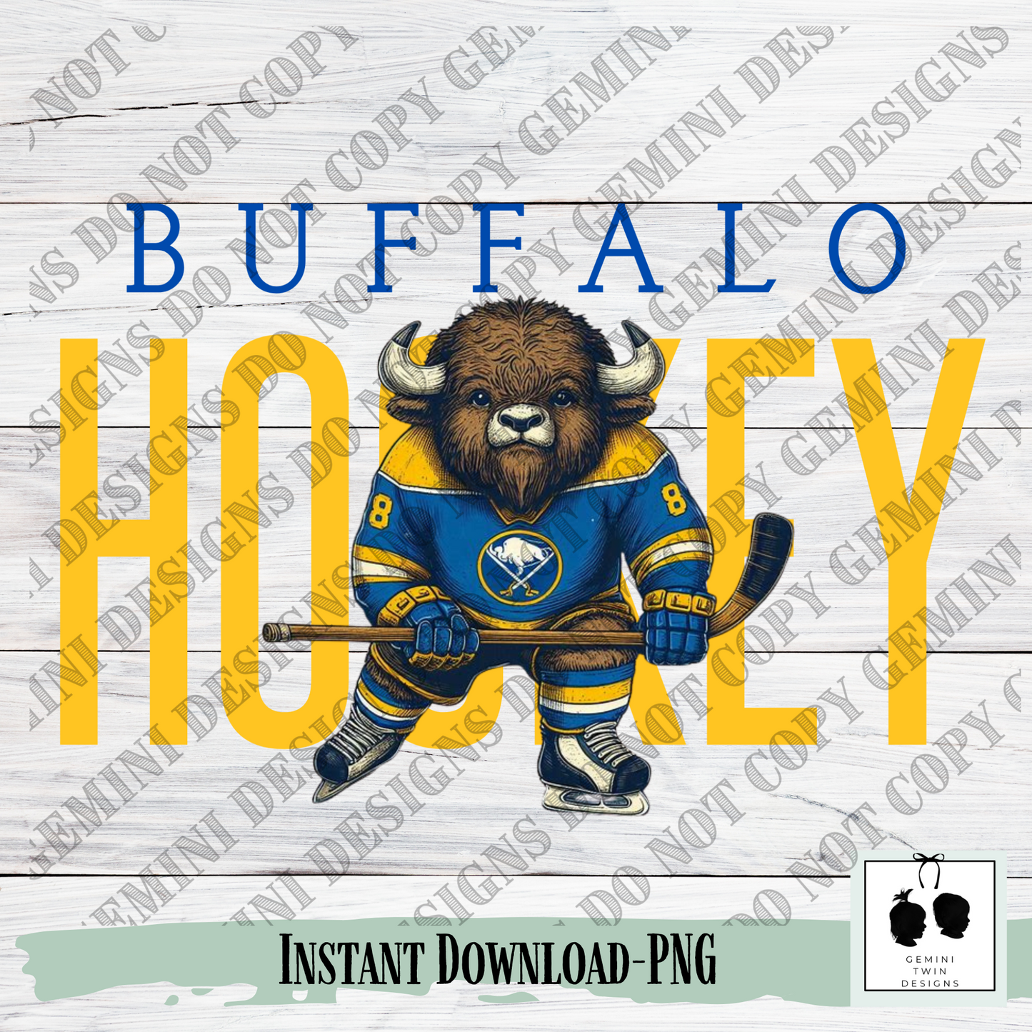 Vintage Buffalo Hockey Billy