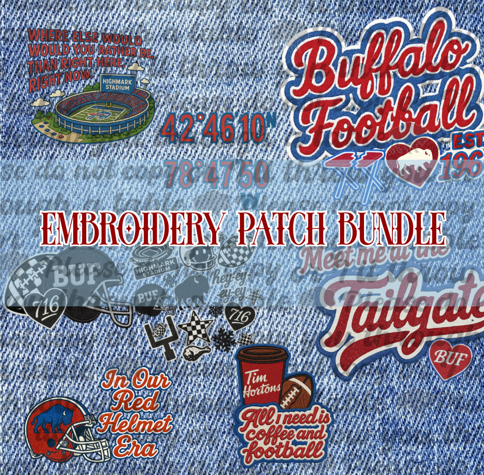 Embroidery Patch Bundle