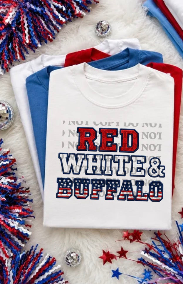 $2 LIMITED RED WHITE AND BUFFALO