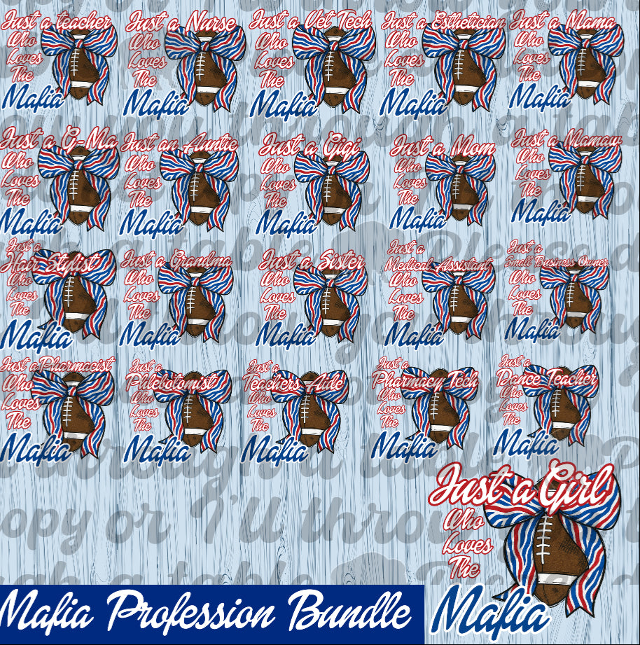 Mafia Bow Profession/Name Bundle