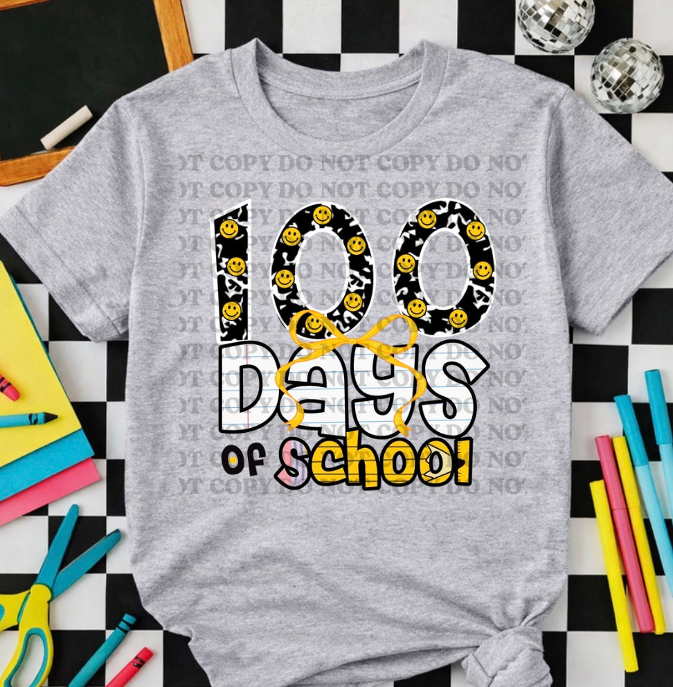 100 days of school smiley