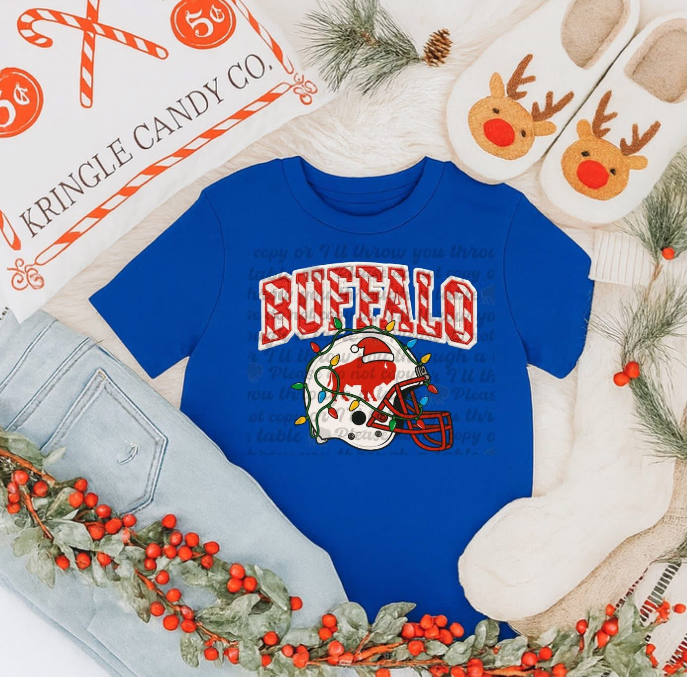 Buffalo Christmas Helmet(Two Colorways)