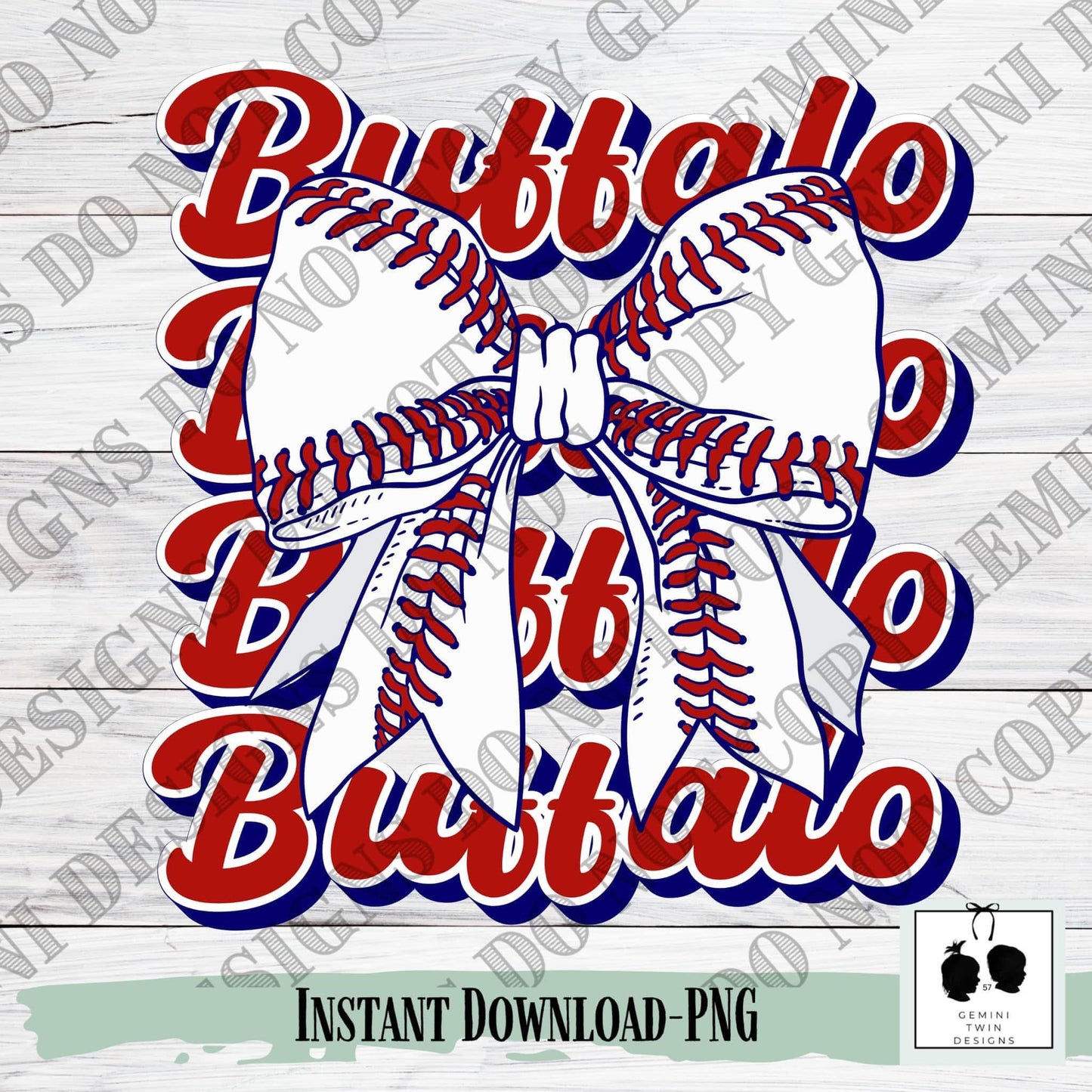 Buffalo Baseball Bow