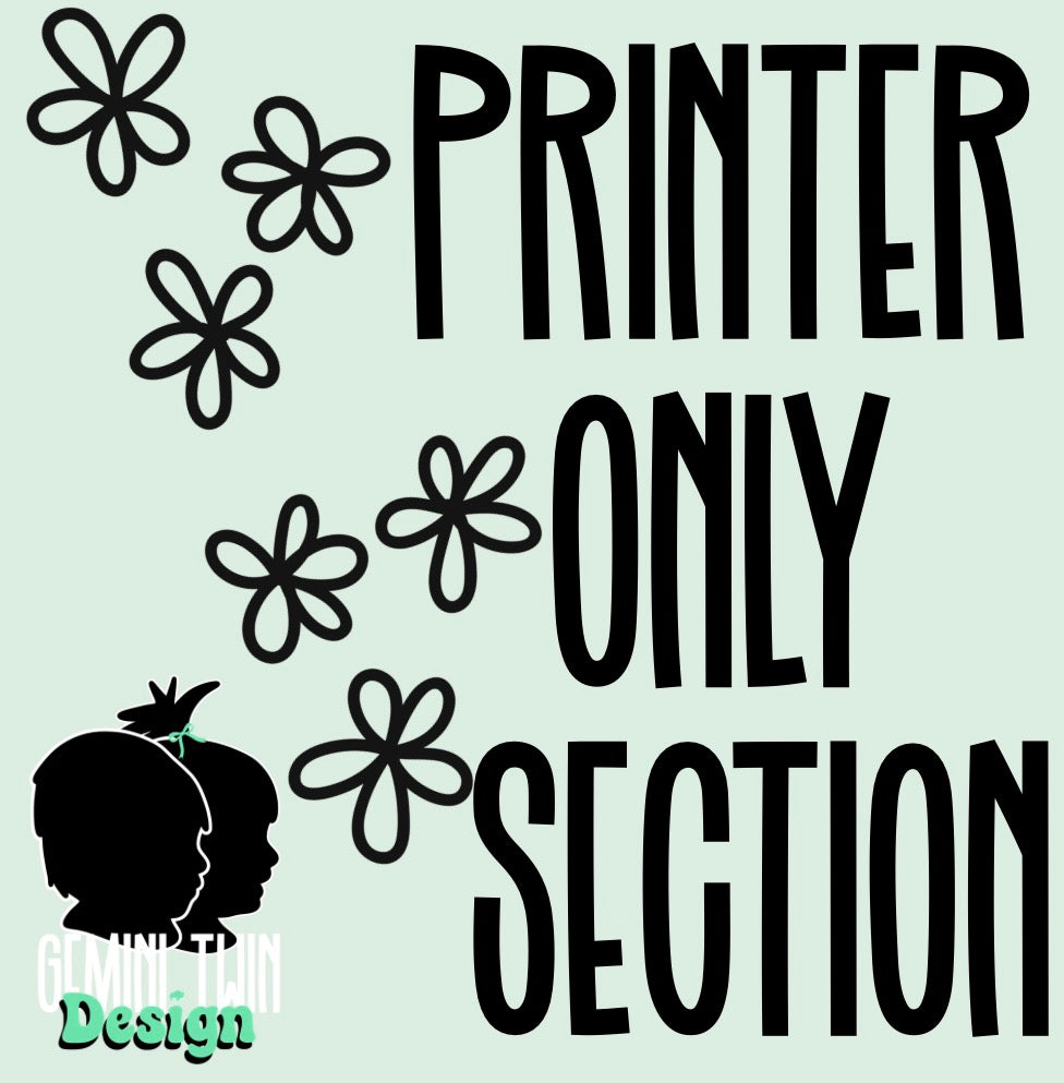 Printer Only Section