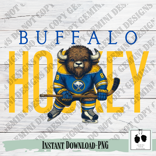 Vintage Buffalo Hockey Billy
