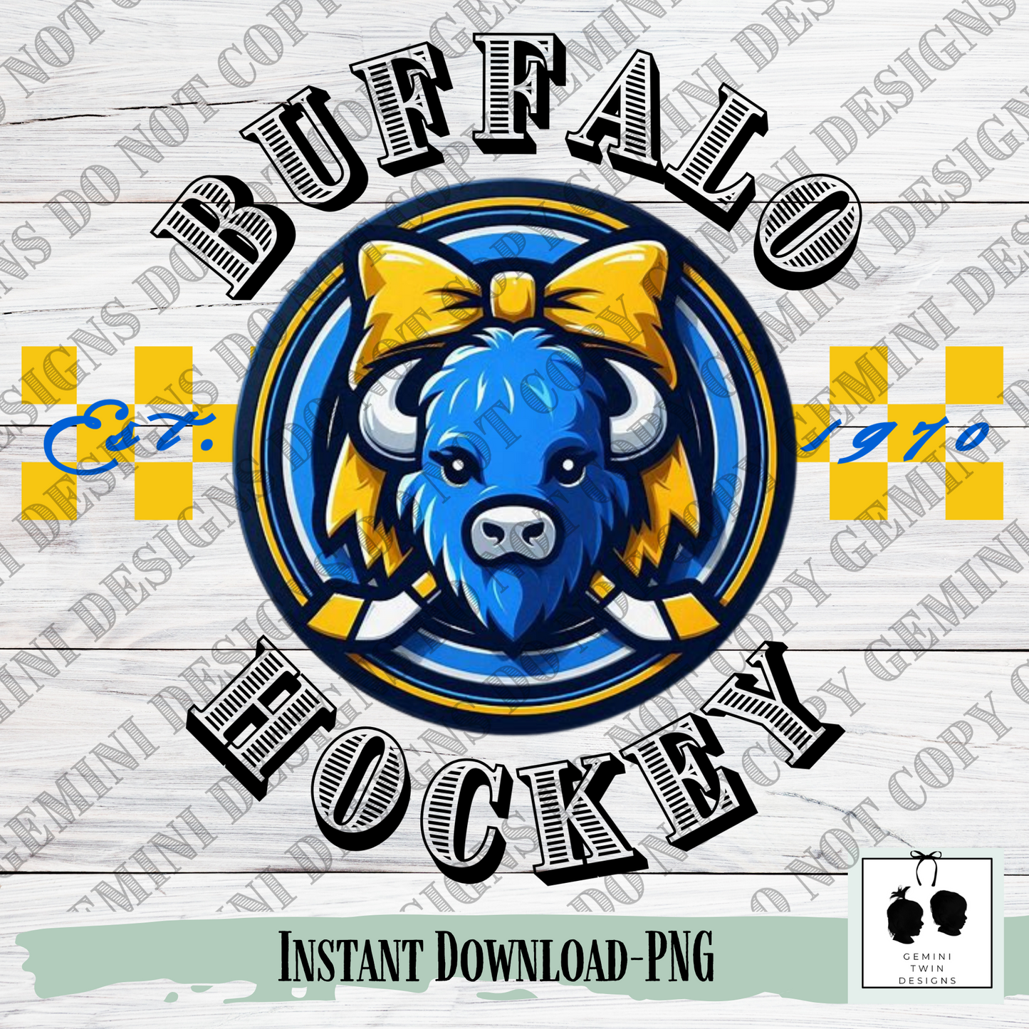 Buf Hockey Puck Bow