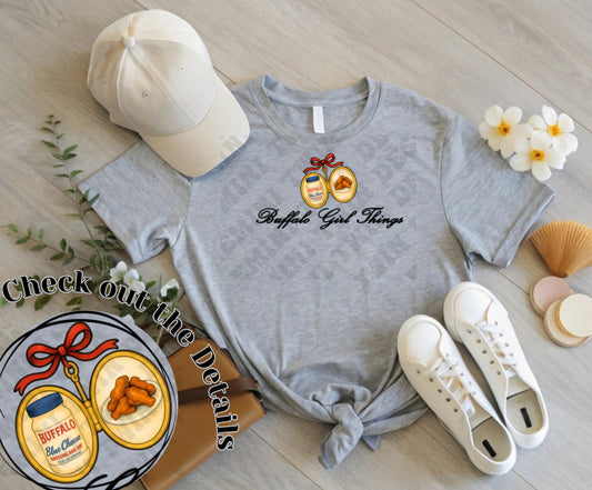 Buffalo Girl Things Wings and Blue Locket