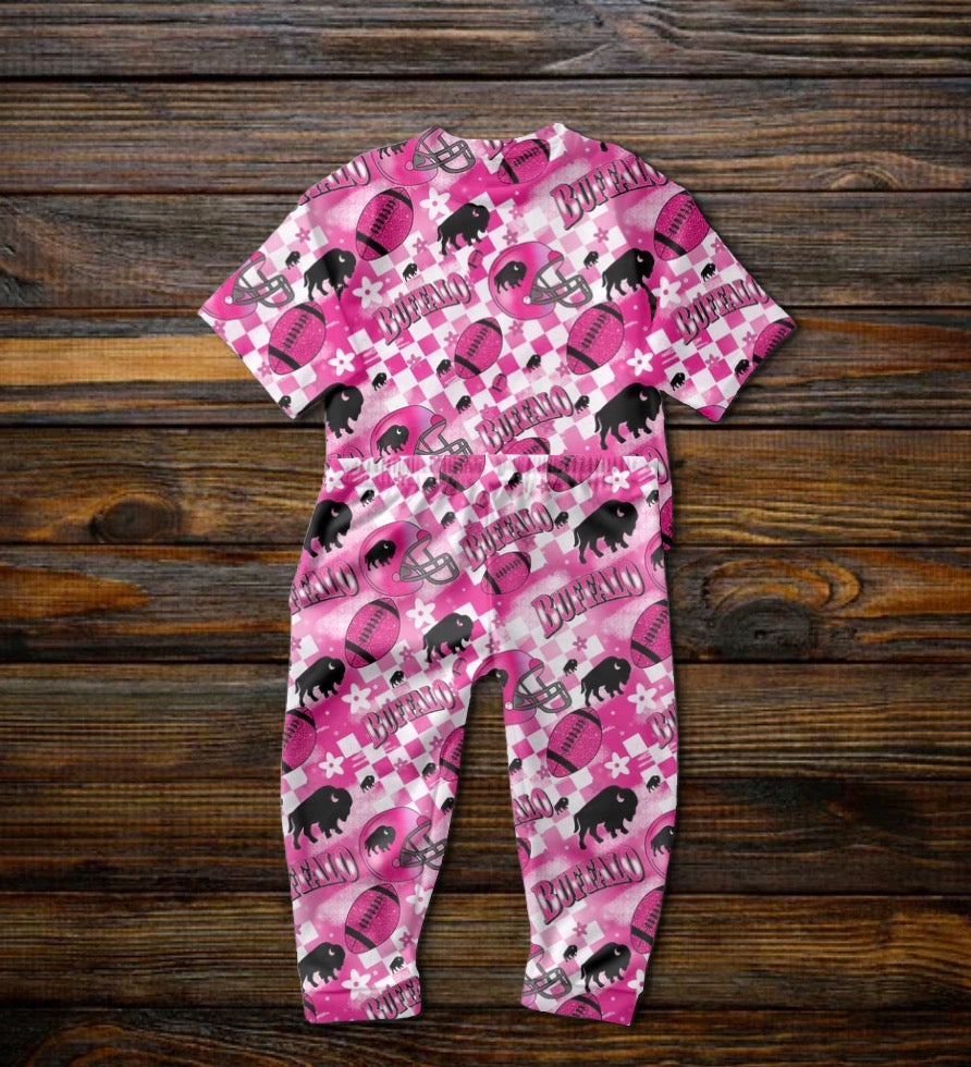 Buffalo Pink Helmet Seamless