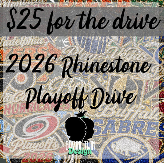 Rhinestone 2026 Playoff Hockey Drive