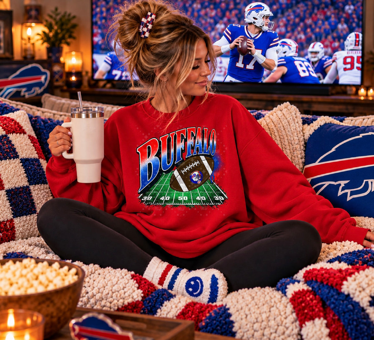 Buffalo Football Gradient