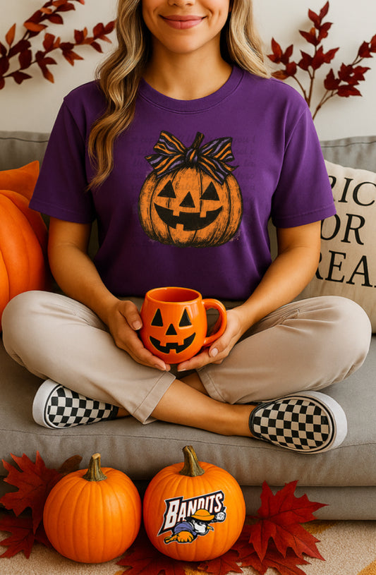 Pumpkin LAX Bow