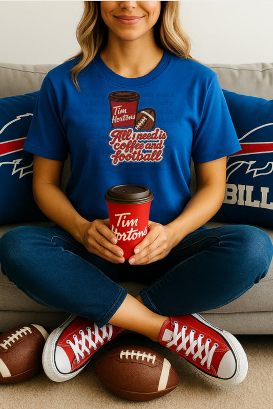 All I need is coffee and football patch