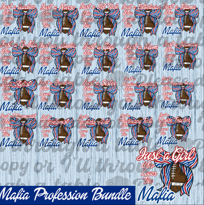 Mafia Bow Profession/Name Bundle