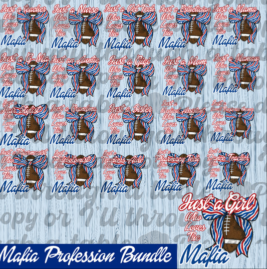 Mafia Bow Profession/Name Bundle