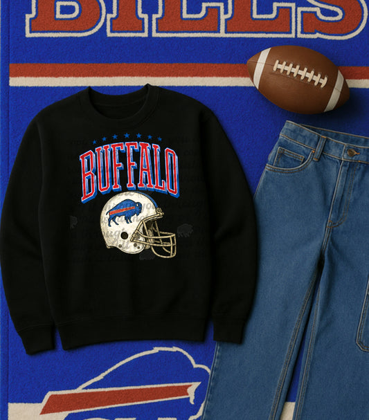 White Helmet Vintage Buffalo
