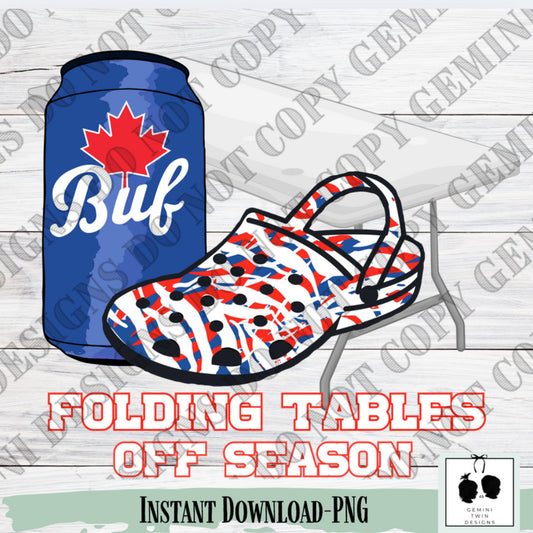 Folding Table Off Season