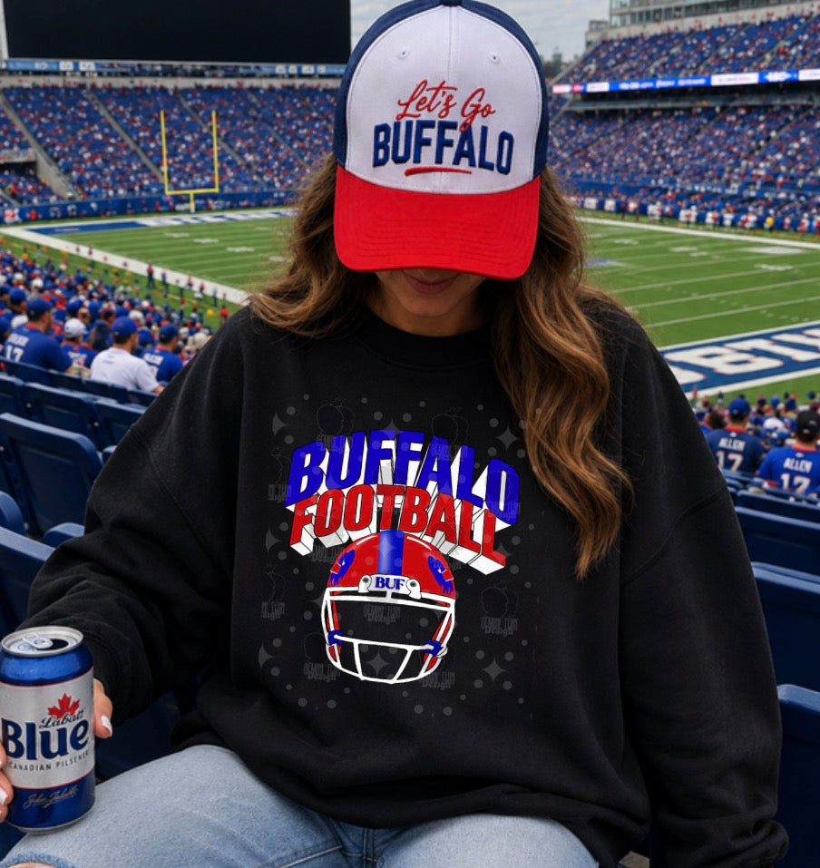 Red Helmet Buffalo Stand Out