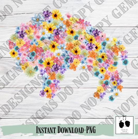 Floral Buffalo