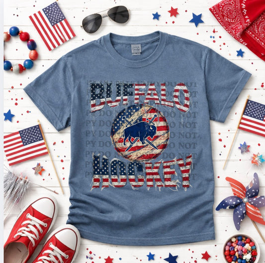 Buffalo Hockey Denim and Lace
