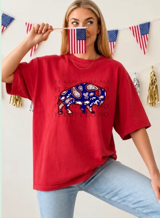 $2 Tuesday Bandana Standing Buffalo