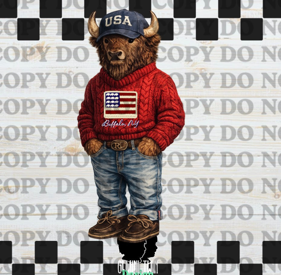 RL Style USA Bison