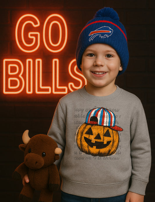 $2 Tuesday Pumpkin Mafia Stripe Hat
