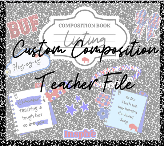 Custom composition Notebook file