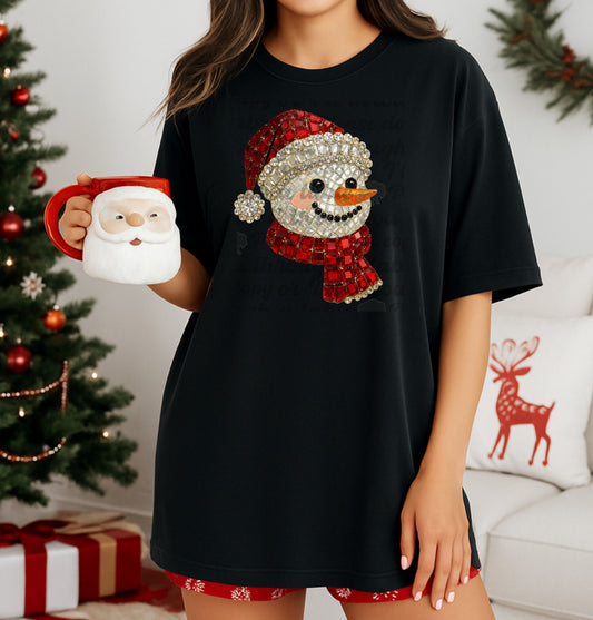 Freebie Friday Sparkle Snowman