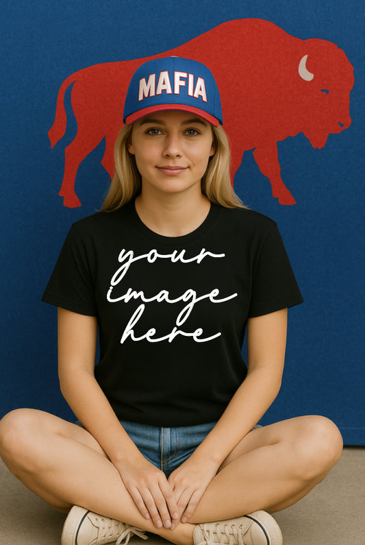 Mafia Hat with Black Bella Canva Tee