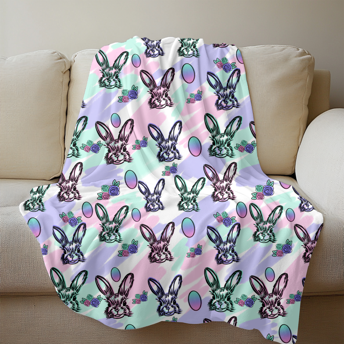 Sketch Bunny Seamless