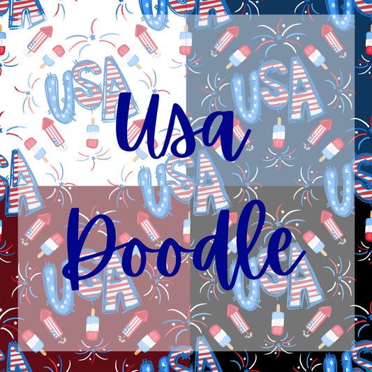 USA Doodle Set