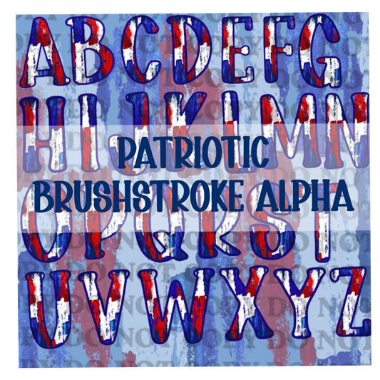 Patriotic Brushstroke Alpha