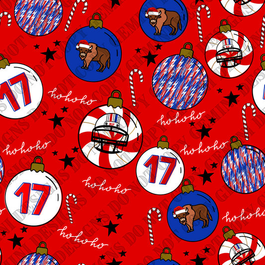 Buffalo Ornament Seamless