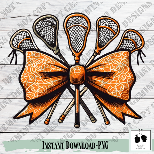 LAX Sticks with Bows