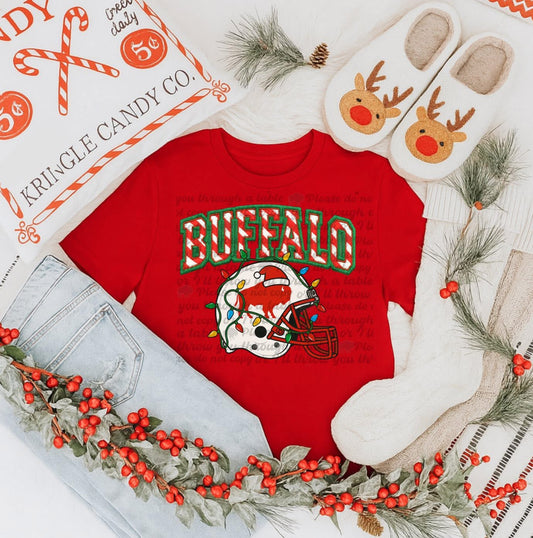 Buffalo Christmas Helmet(Two Colorways)