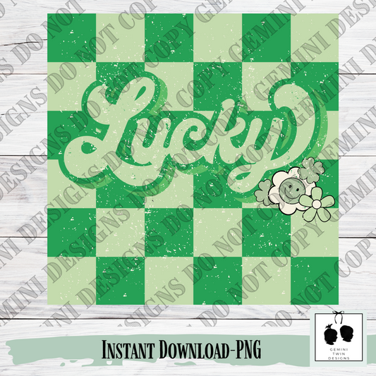 Freebie Friday Lucky Distressed