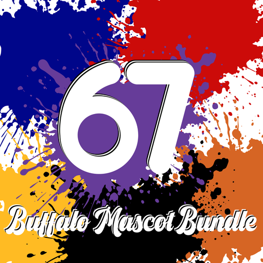 67 Buffalo Mascot Bundle