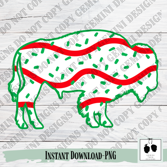 Christmas Tree Cake Buf