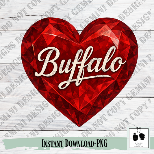 Buffalo Gem Heart