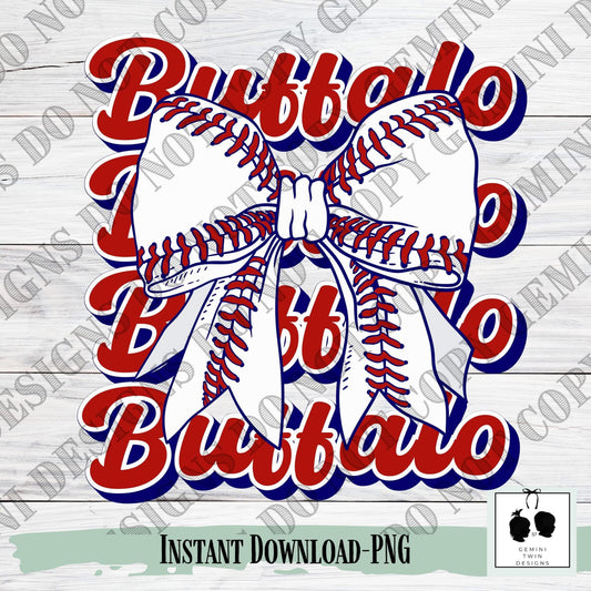 Buffalo Baseball Bow