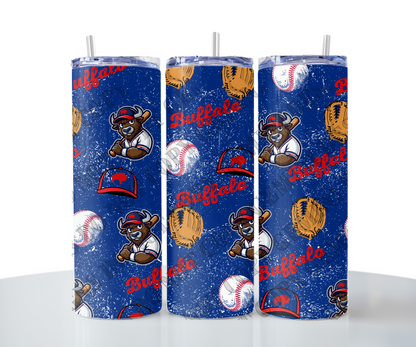 Buffalo Baseball Seamless