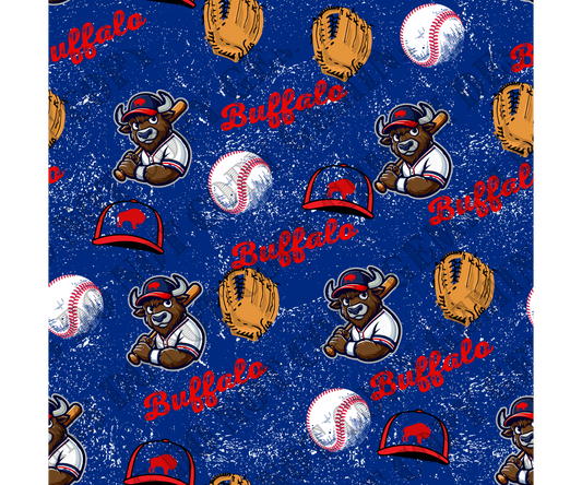 Buffalo Baseball Seamless